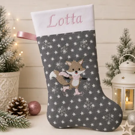 Nikolausstiefel mit Fuchs