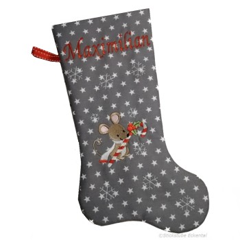 Nikolausstiefel Maus mit Name