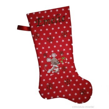 Nikolausstiefel Maus mit Name