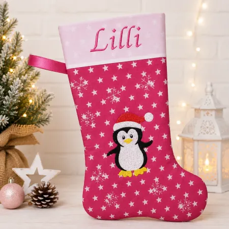Preview: Nikolausstiefel XXL Pinguin