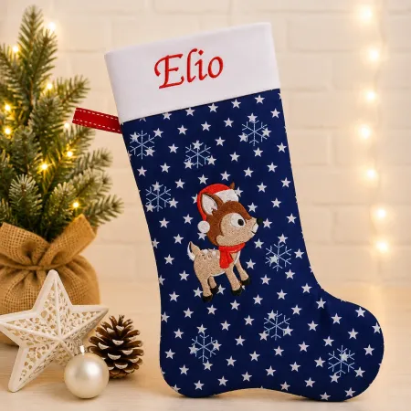 Nikolausstiefel Rentier mit Name