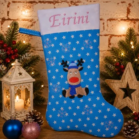 Nikolausstiefel Rentier Personalisieren lassen