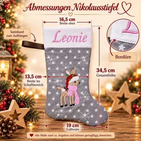 Nikolausstiefel besticken lassen