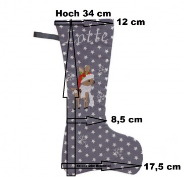 Personalisierte Nikolausstiefel