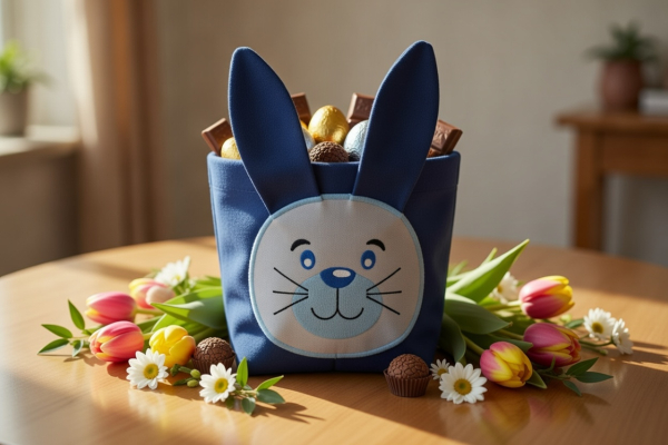 Stoffkorb Ostern mit Namen