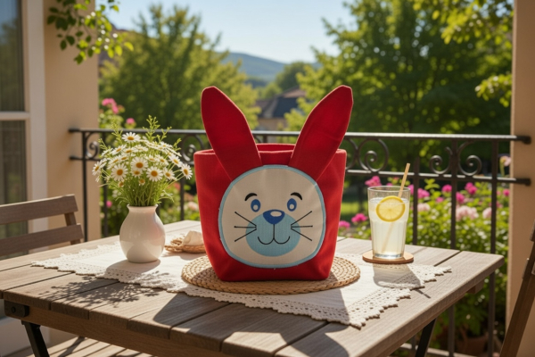 Hase Osterkorb mit Namen