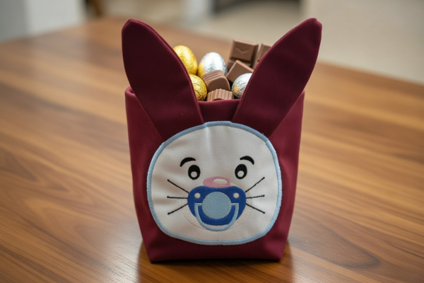 Hase Osterkorb mit Namen