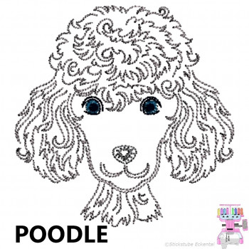 Impfausweishülle mit Poodle