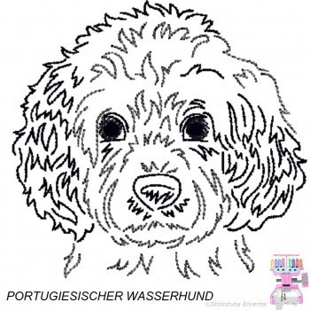 Impfausweishülle mit Portugiesischer Wasserhund