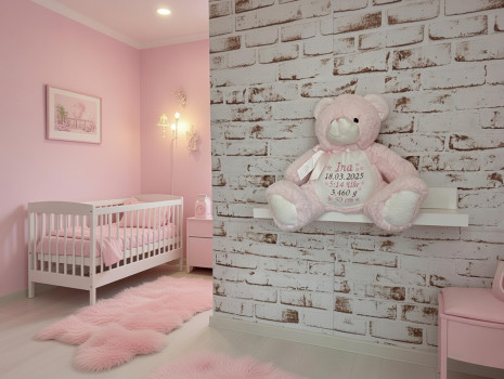 Preview: Lieferumfang: Stofftier ohne Dekoration. Bild: 