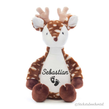 Plüschtier  Hirsch personalisieren lassen