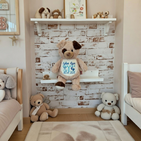 Plüschtier Hund mit Namen