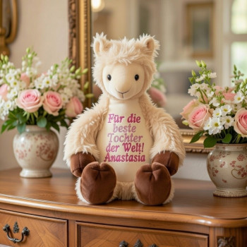 Preview: Lieferumfang: Stofftier ohne Dekoration. Bild: 