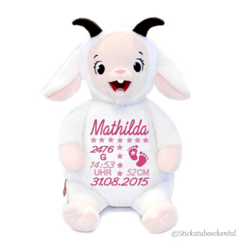 Ziegler Plüschtier mit Namen