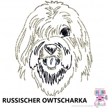 Impfausweishülle mit Russischer Owtscharka