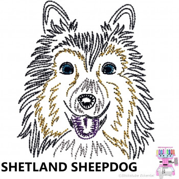Impfausweishülle mit Shetland Sheepdog