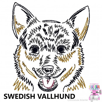 Impfausweishülle mit Swedish Vallhund