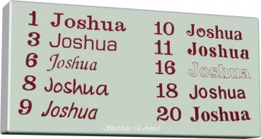 Schriftfarbe von Stickstube Eckental