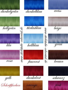 Preview: Schriftfarbe von Stickstube Eckental