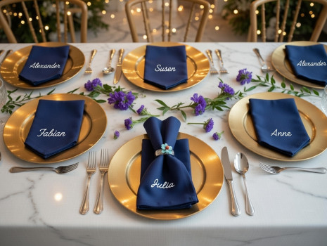 Preview: Stoffservietten zur Hochzeit