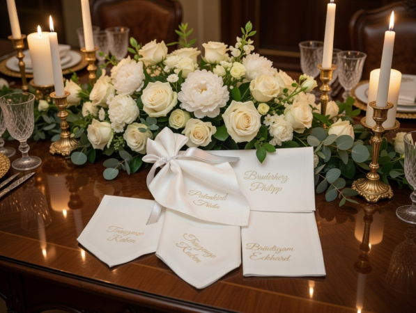 Stoffservietten zur Hochzeit
