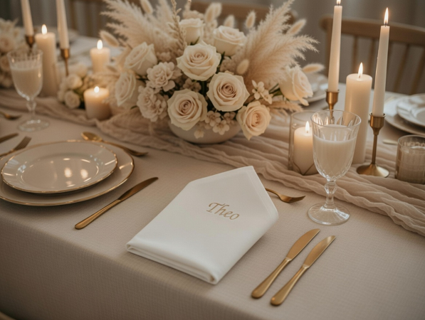 Preview: Stoffservietten mit Namen