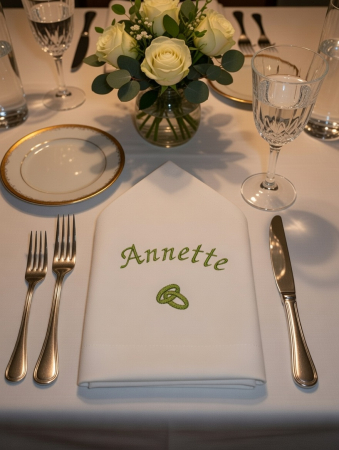 Personalisierte Stoffservietten