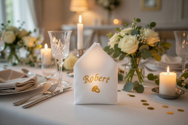 Preview: Stoffservietten zur Hochzeit