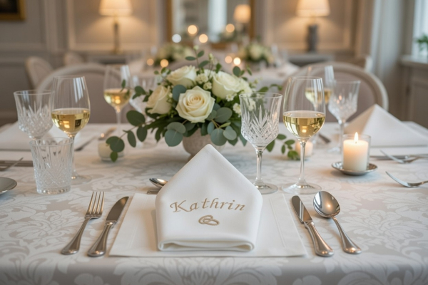 Preview: Stoffservietten zur Hochzeit