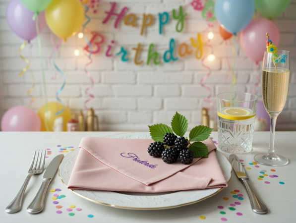 Preview: Stoffservietten mit Namen