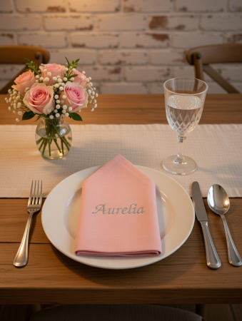 Stoffservietten mit Namen