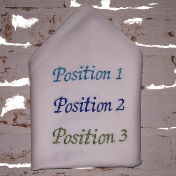 Stoffservietten Position 1- 2 - 3