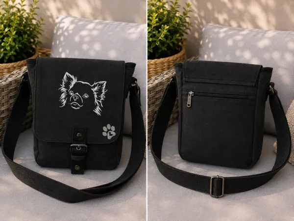 Preview: Tasche mit Chihuahua besticken lassen