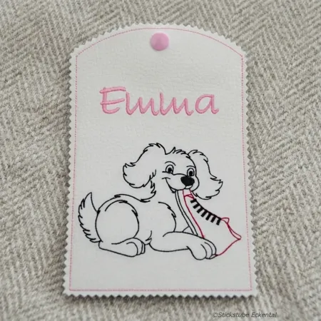Impfpasshülle mit Hunderassemotiv Name Emma