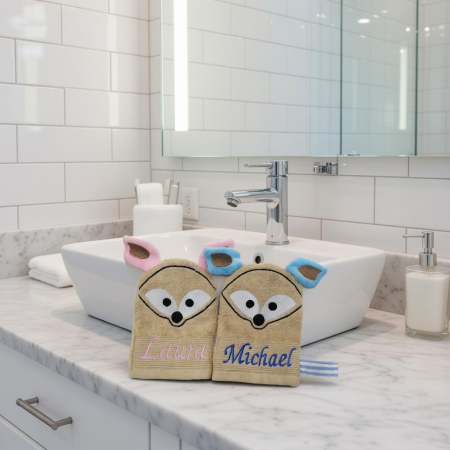 Waschhandschuh Fuchs