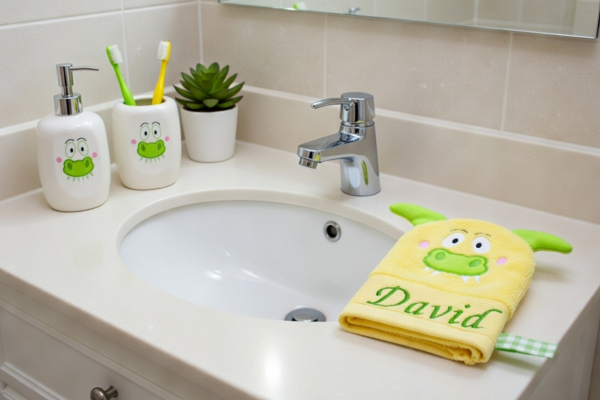 Waschlappen mit Name David