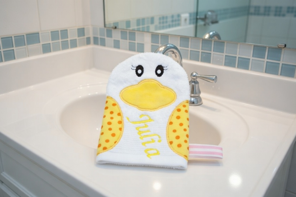 Waschlappen mit Name Julia