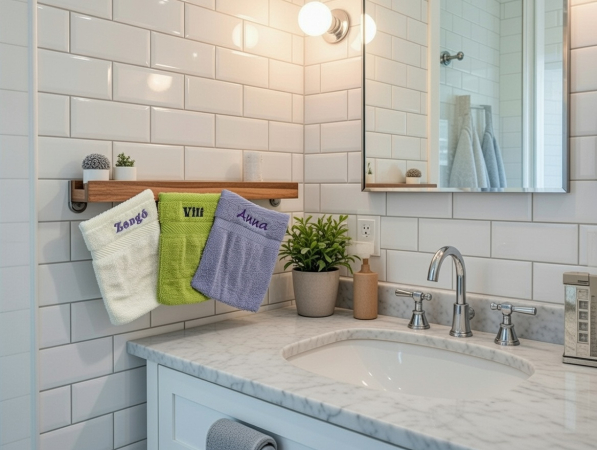 Preview: Waschlappen mit Namen