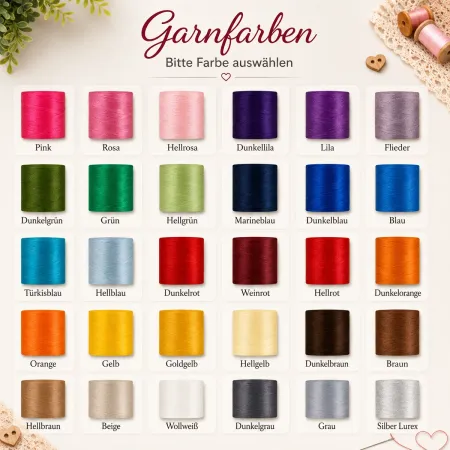 Schriftfarben von Stickstube Eckental