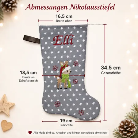 Personalisierte Nikolausstiefel
