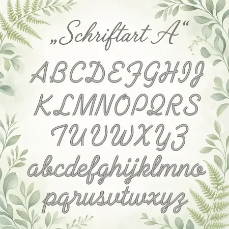 Schriftart A