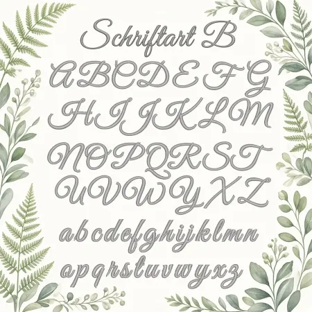 Schriftart B
