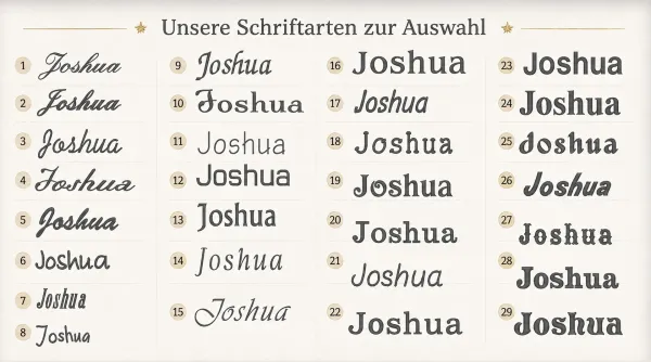 Preview: Schriftart von Stickstube Eckental