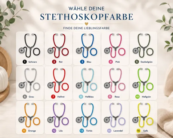 Preview: Stoffservietten mit Stethoskop besticken lassen