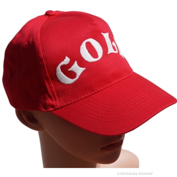 Käppi bestickt - Golf