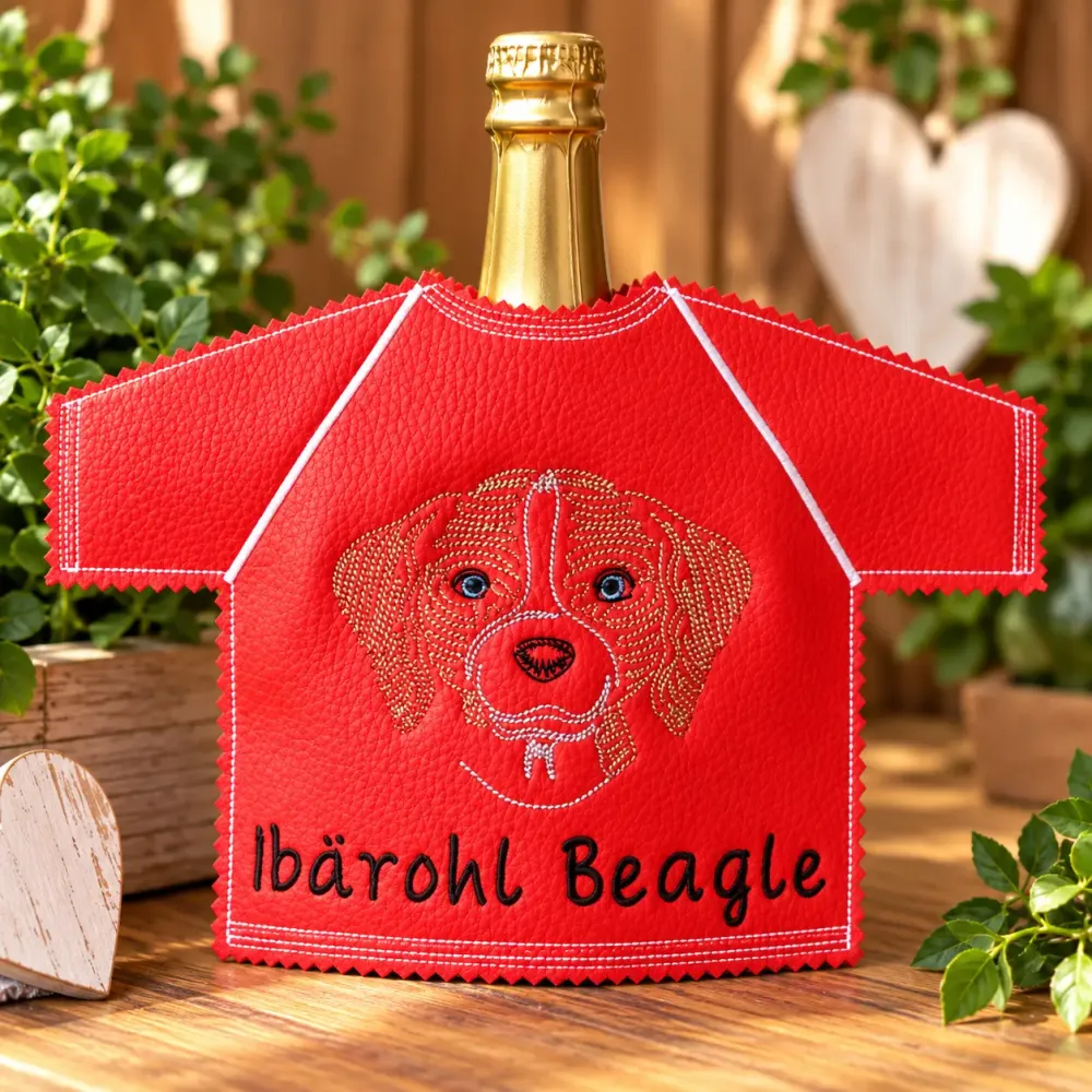 Beagle Flaschen-Shirt als Geschenk für Hundebesitzer