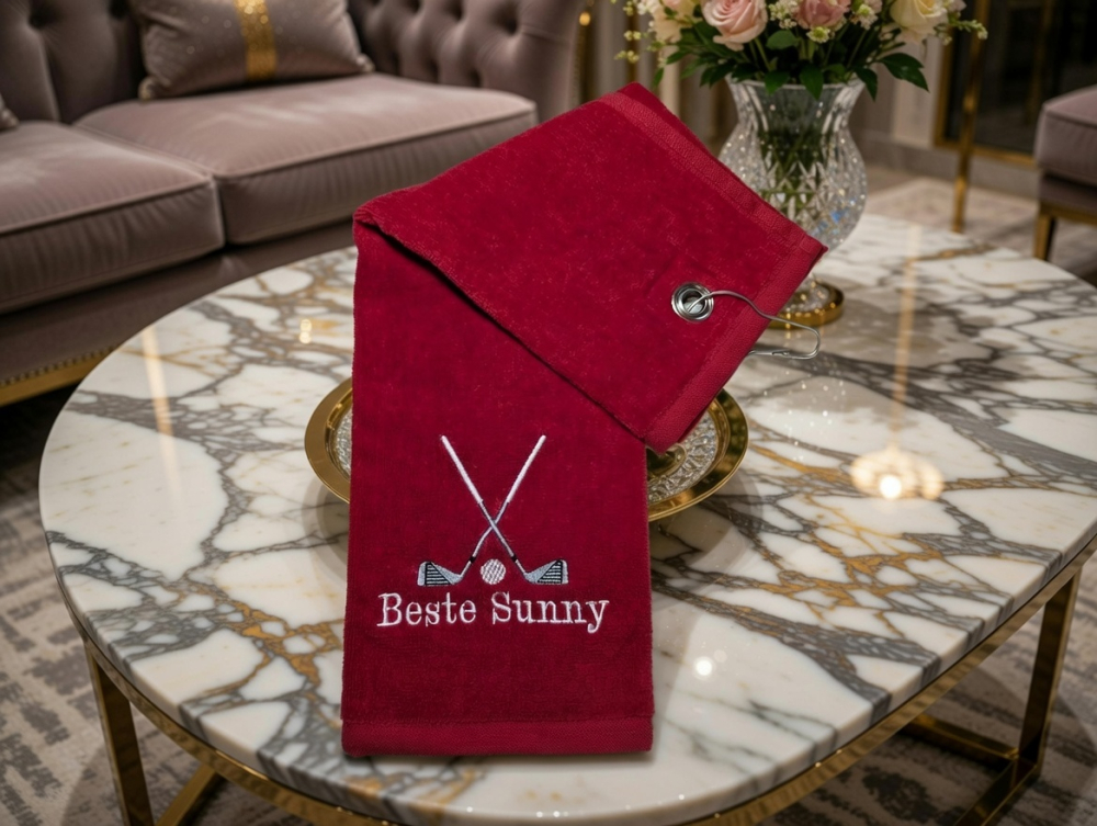 Golfschlägertuch mit Namen