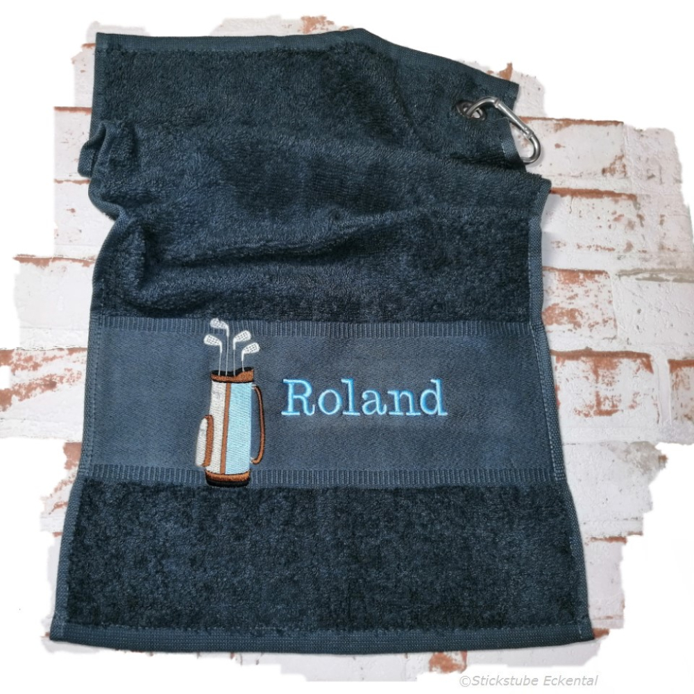 Golfschlägertuch mit Namen