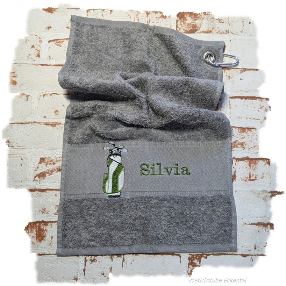 Golfhandtuch mit Namen