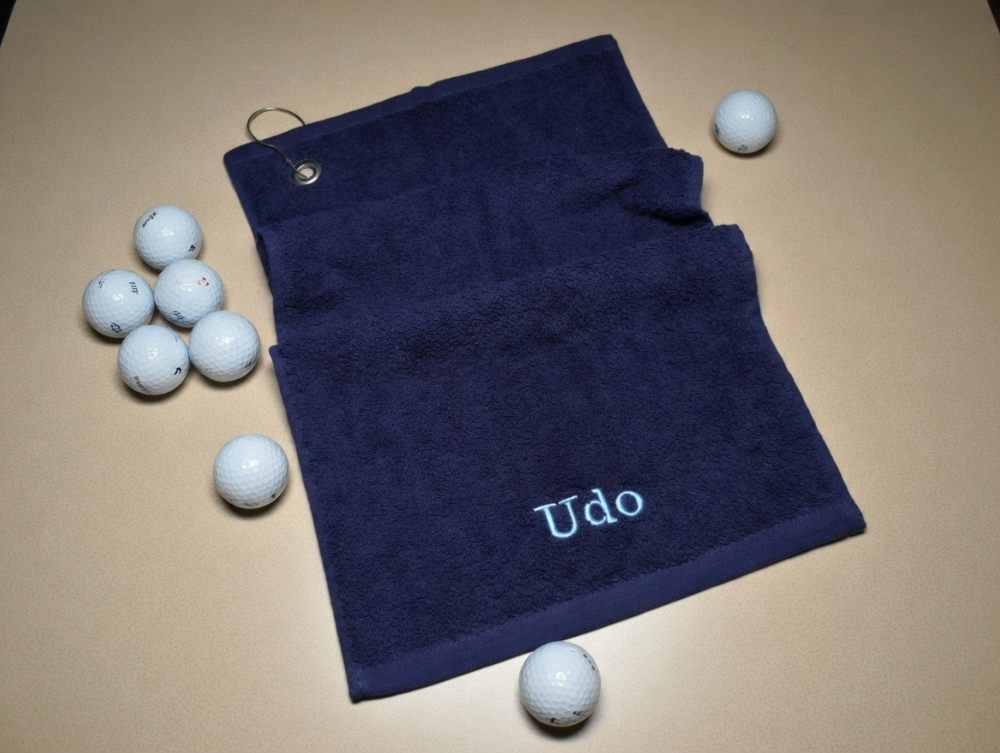 Golfhandtuch mit Name